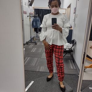 White baby doll shirt